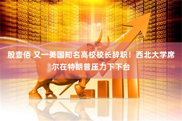 股壹佰 又一美国知名高校校长辞职！西北大学席尔在特朗普压力下下台